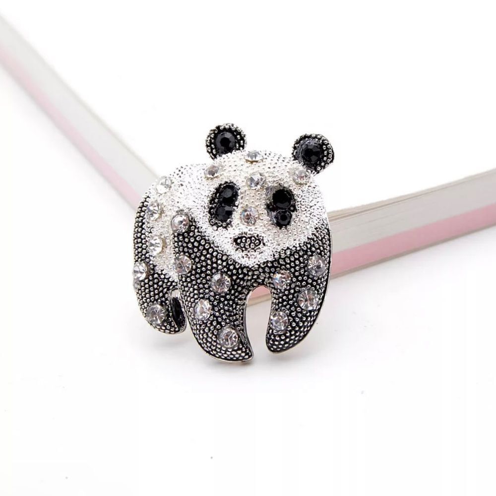 Cute Panda Brooch Pin Clipper